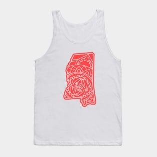 Mississippi state mandala map Tank Top